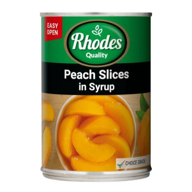 Rhodes Peach Slices in Syrup 410g